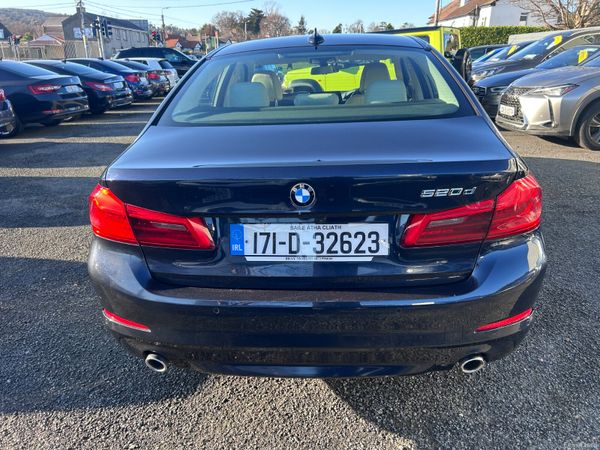 2017 BMW 520D SE AUTO CREAM LEATHER 381784207