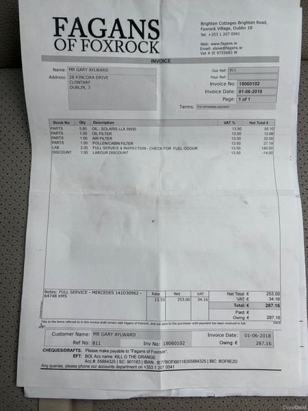 2014 Mercedes C-Class 1.6 AUTO Executive Nct 05/27 382291263