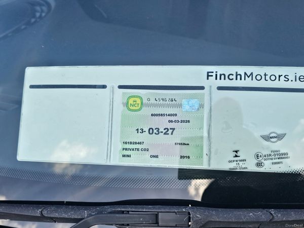 MINI ONE 1.2 // 03/27 NCT // TINY MILEAGE 382211735
