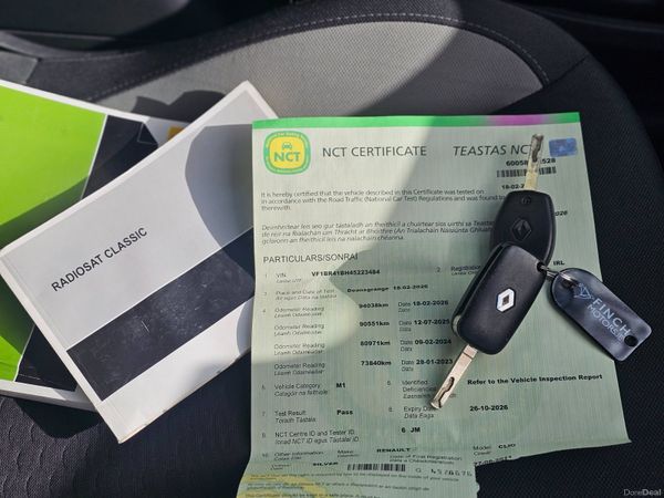 RENAULT CLIO 1.1 // NCT 10/26 // LOW MILEAGE 382212919