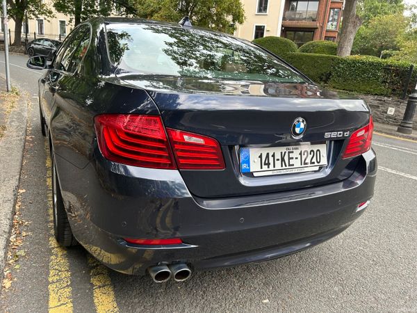 2014 BMW 5 SERIES  DAKOTA BROWN LEATHER INTERIOR 382227915