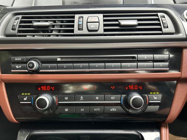 2014 BMW 5 SERIES  DAKOTA BROWN LEATHER INTERIOR 382227935