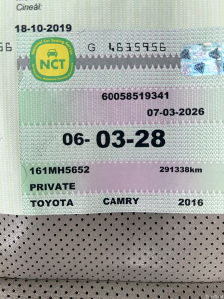 AUTOMATIC Toyota Camry 2016 ( NCT 02/28) 382456069
