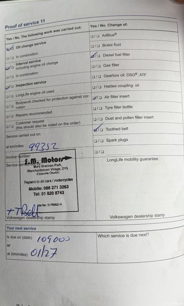 2012 VW Golf 1.6 TDI Nct 02/27 Tax 08/26 382570771