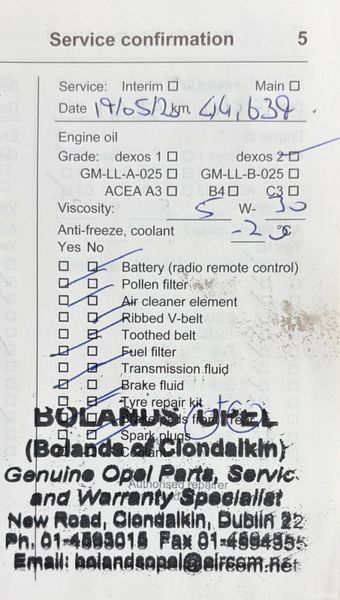 2017 Opel Insignia SC 1.6 CDTI NCT 01/27 382633627