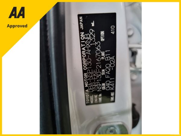 2014 Toyota Vitz 1.3L Automatic 383779541