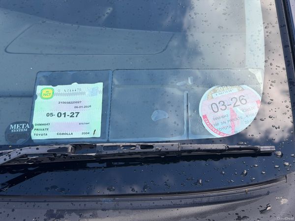 Toyota Corolla 2004 384160683