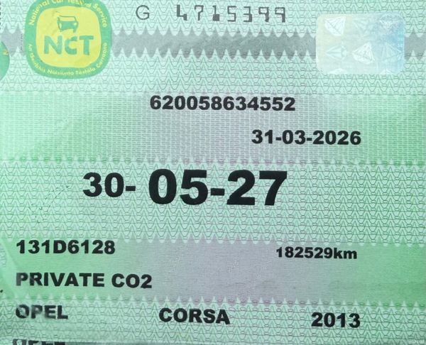 2013 Opel Corsa 1.2 SC S/S 85PS Nct 05/27 384113561