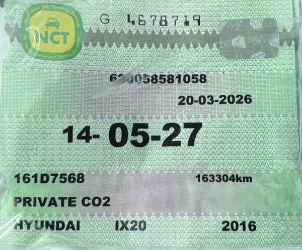 2016 Hyundai ix20 1.4 Diesel Deluxe Nct 05/27 384513853