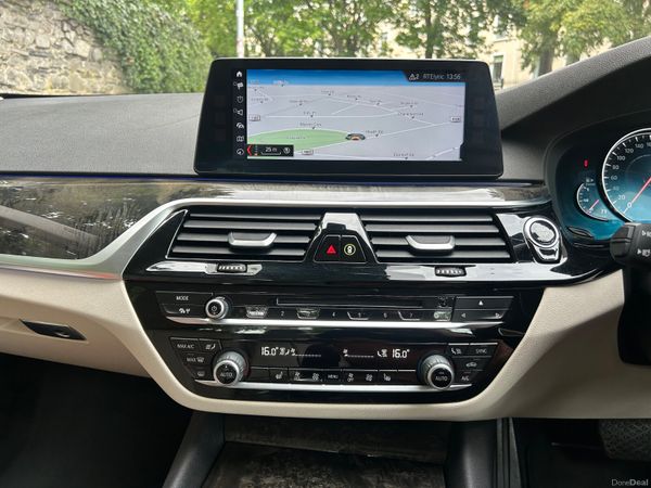 2017 BMW 5 SERIES AUTOMATIC LEATHER INTERIOR 384916619