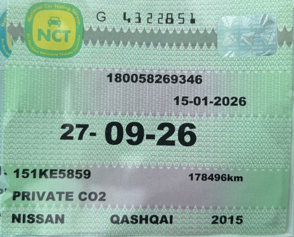 2015 Nissan Qashqai 1.2 DIG-T N-TEC Nct 09/26 386335693