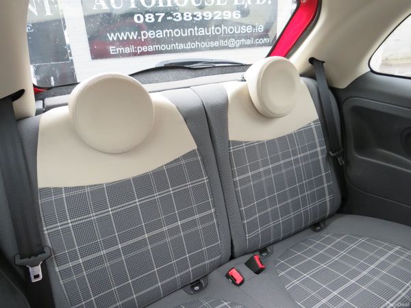 2017 FIAT 500 1.2 PETROL AUTOMATIC IN RED 386507337