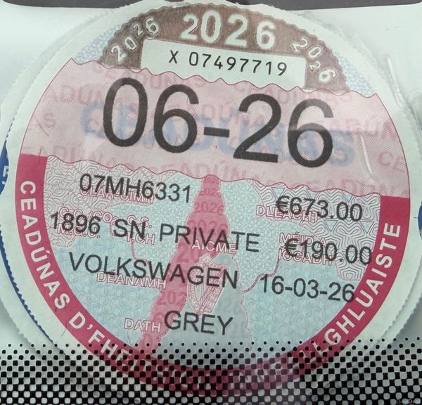 2007 VW Touran 1.9 TDI 7 Seats Nct 01/27 Tax 06/26 386885105