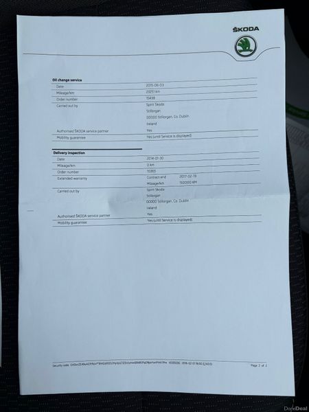 2014 Skoda Rapid 1.2 TSI Ambition Nct 02/27 387903923