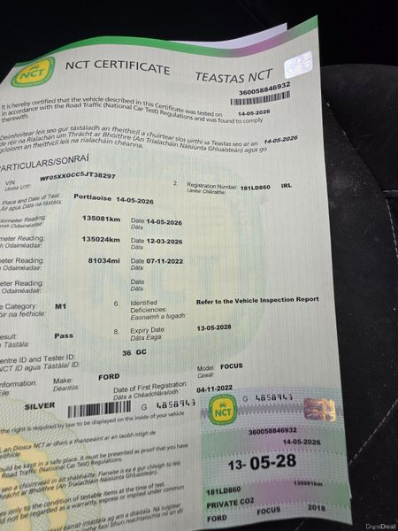 Ford Focus 1.0 Petrol , NCT 2028 , WARRANTY 388095537