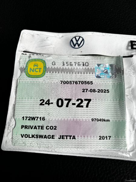2017 Volkswagen Jetta - 100KM - NCT 07/27 - 388030001