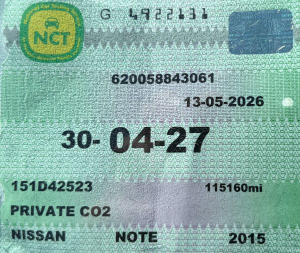 2015 Nissan Note 1.5 DCI Tekna Nct 04/27 388575011