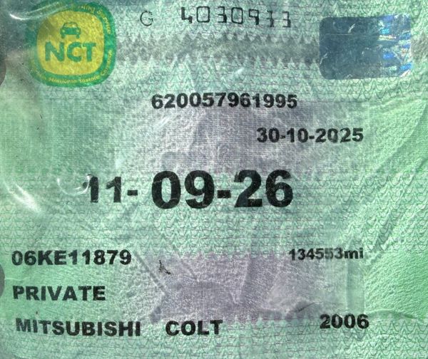 2006 Mitsubishi Colt 1.1 INFORM Nct 09/26 389589403