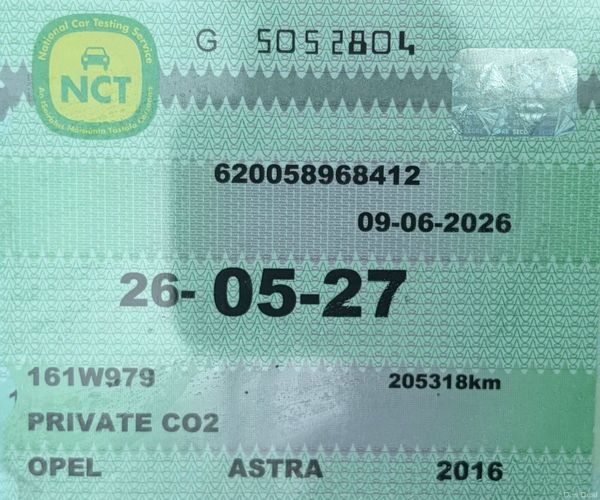 2016 Opel Astra 1.6 CDTI SRI Nct 05/27 Tax 07/26 389746575