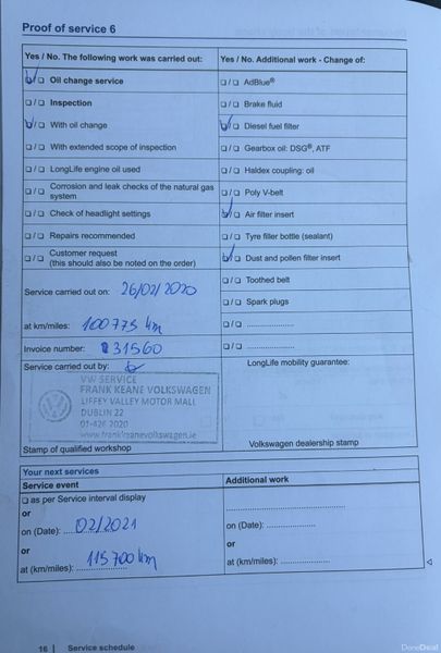 2016 VW Passat 1.6 TDI HIGHLINE Estate Nct 02/27 390790517