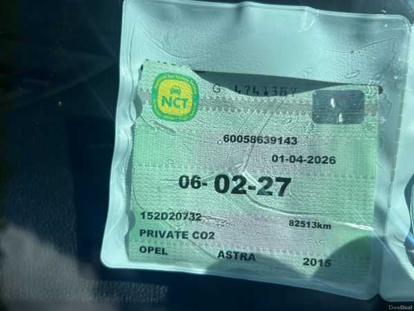 Opel Astra 2015( NCT 07/27 TAX 07/26) 390700615