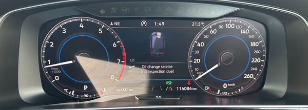 2019 Volkswagen Golf Highline Virtual Clock 391505777