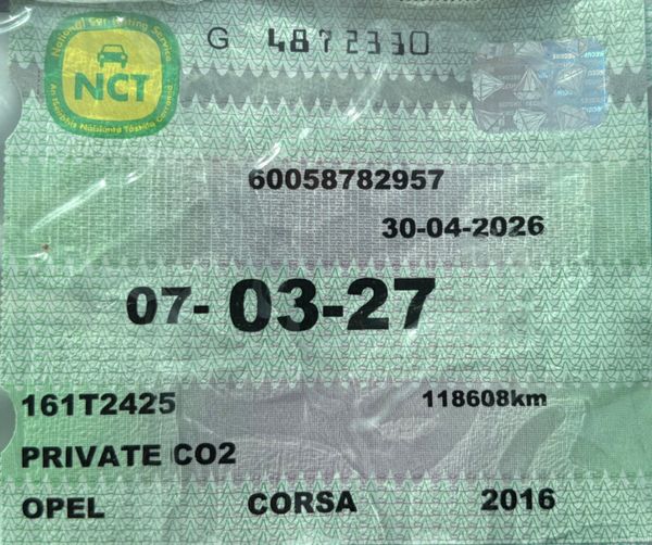 2016 Opel Corsa 1.4i Excite Nct 03/26 391724129