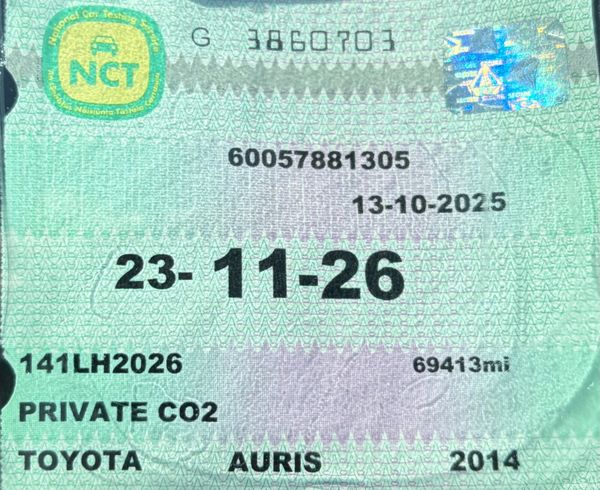 2014 Toyota Auris 1.6 ICON Nct 11/26 Tax 08/26 392280069