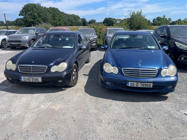2 CARS (2005 and 2003 Mercedes C180 392527917