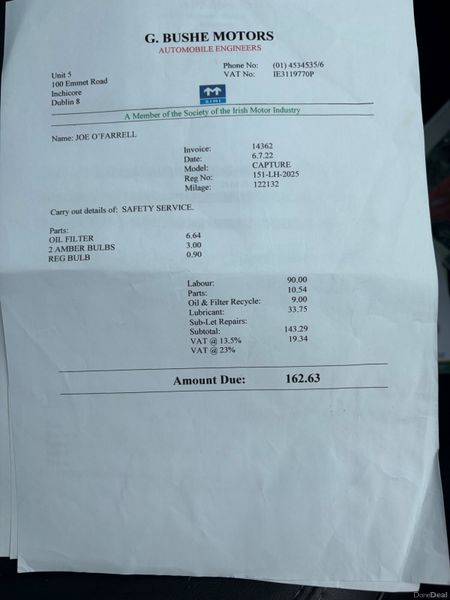 2015 Renault Captur 1.5 DCI Signature Nct 08/27 393672263