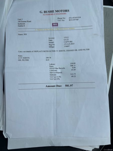 2015 Renault Captur 1.5 DCI Signature Nct 08/27 393672265