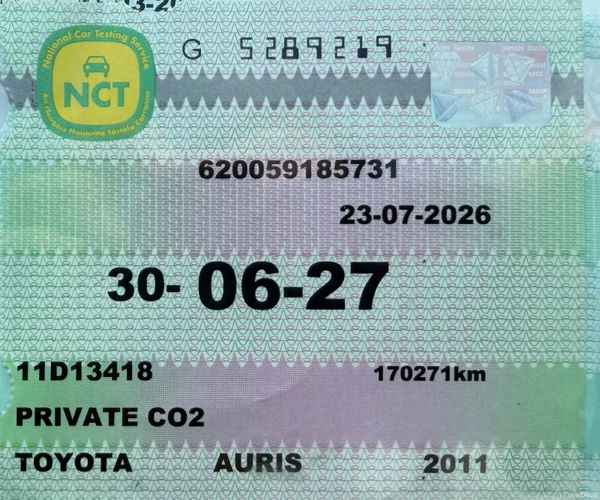 2011 Toyota Auris 1.33 VVT-I Nct 06/27 393732443
