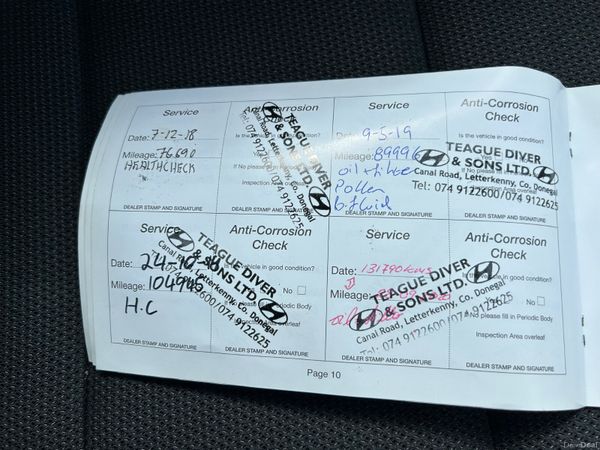 2016 HYUNDAI SANTA FE NCT MAY 2027 SERVICE HISTORY 394096223