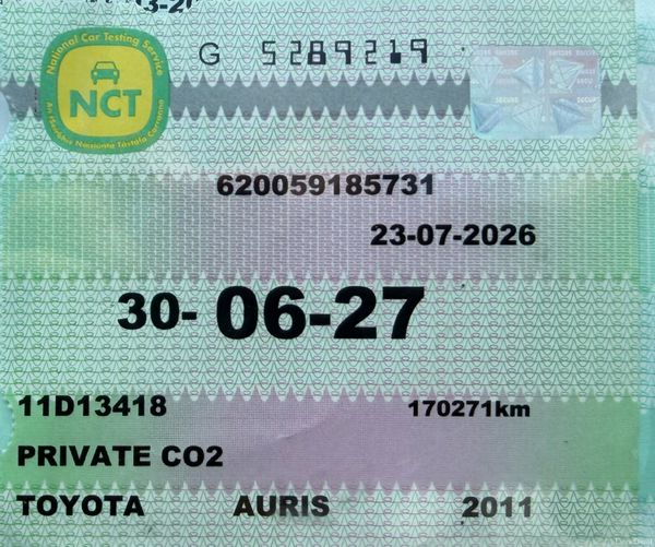2011 Toyota Auris 1.33 VVT-I Nct 06/27 394200829