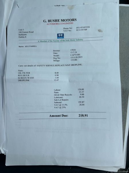 2015 Renault Captur 1.5 DCI Signature Nct 08/27 394699135