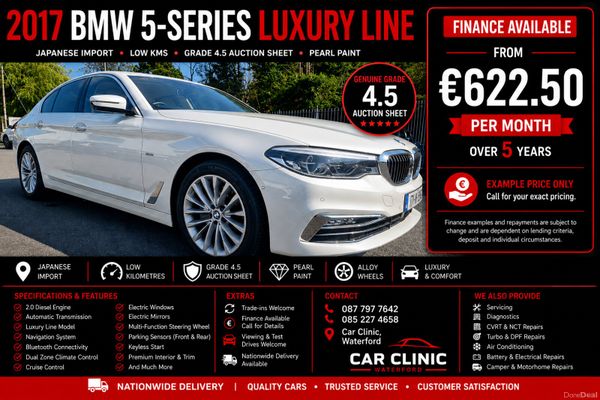 2017 BMW 5-Series Luxury Line – Japanese Import 396895299