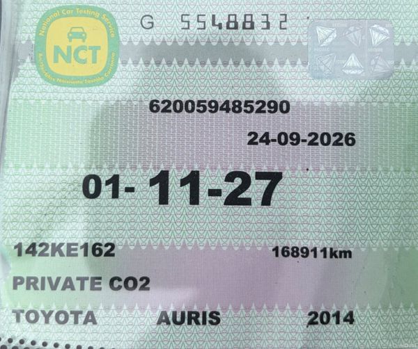 2014 Toyota Auris 1.33 VVT-I Aura Nct 10/27 399206437