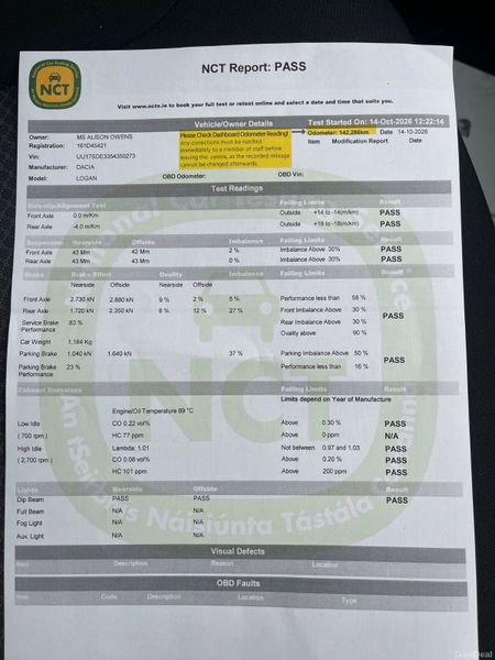 2016 Dacia Logan MCV 1.2  Petrol – 142,000 KM 400858469