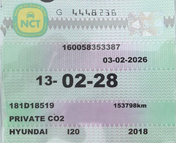 2018 Hyundai i20 1.2 Nct 02/28 Tax 04/27 402009449