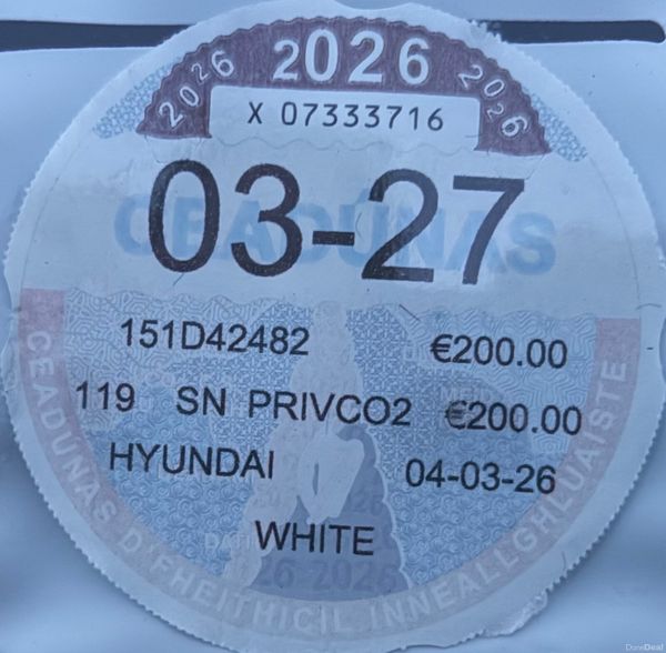 2015 Hyundai i20 1.2 Deluxe Nct 09/27 Tax 03/27 402009767