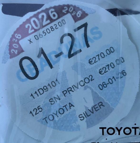 2011 Toyota Corolla 1.4 D-4D Nct 06/27 Tax 01/27 402010147