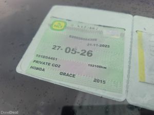 2015 HONDA GRACE HYBRID AUTO TAX&NCT - Image 4