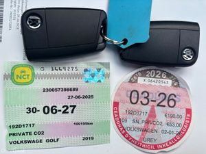 2019 VW GOLF TRENDLINE 1.0 TsI NCT TAX LOW KM - Image 2