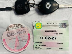 2012 TOYOTA YARIS 1.0i 5DR NCT 03/27 - Image 2