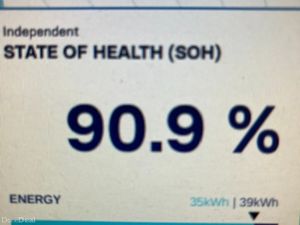 Nissan Leaf 2022 EV SOH 90.9% - Image 4