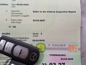 Mazda3 2016 Executive, Fresh NCT, - Image 4