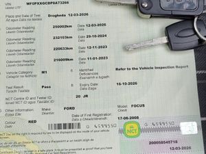Ford Focus 2008 -SOLD AS SEEN (New NCT) - Image 2