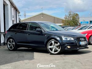 AUDI A3 SLINE AUTOMATIC BLACK ON BLACK - Image 2