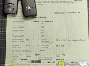 142 Toyota Vitz 1.3 Petrol Automatic - low Milage - Image 3