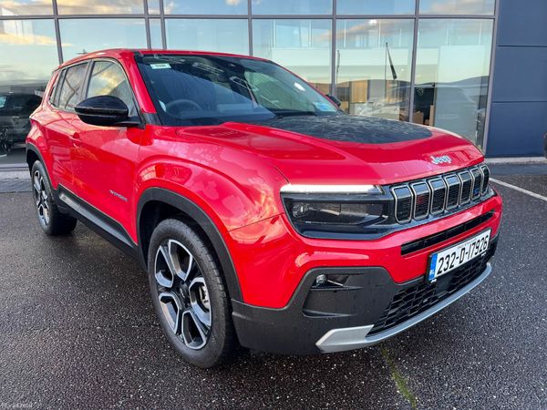 Jeep Avenger SUV, Electric, 2023, Red